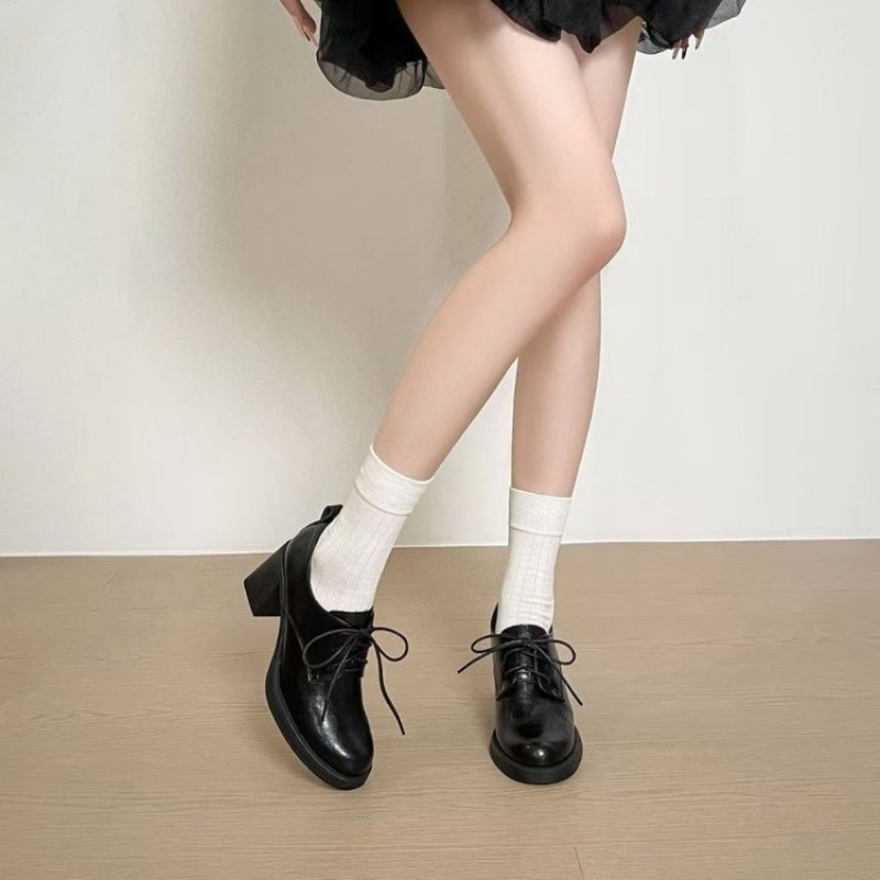 Vintage Fashion Dresses - Zapatos Oxford de mujer con punta