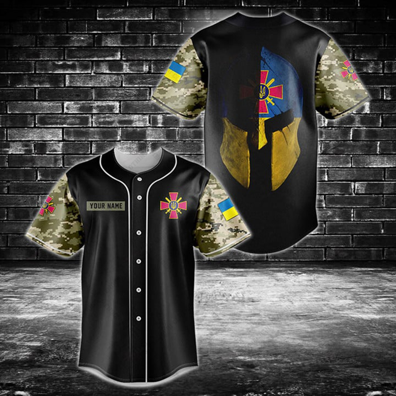 Vintage Fashion Jersey - Camiseta con Botones y Gráfico del