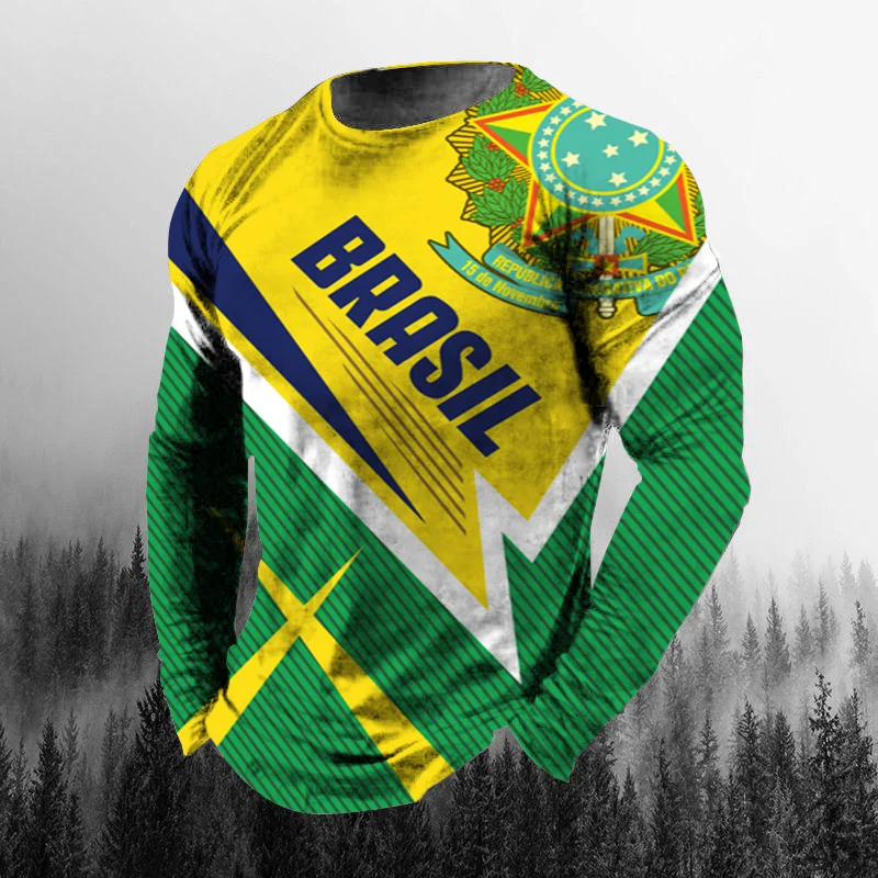 Vintage Fashion Jersey - Camiseta de manga larga para hombre,