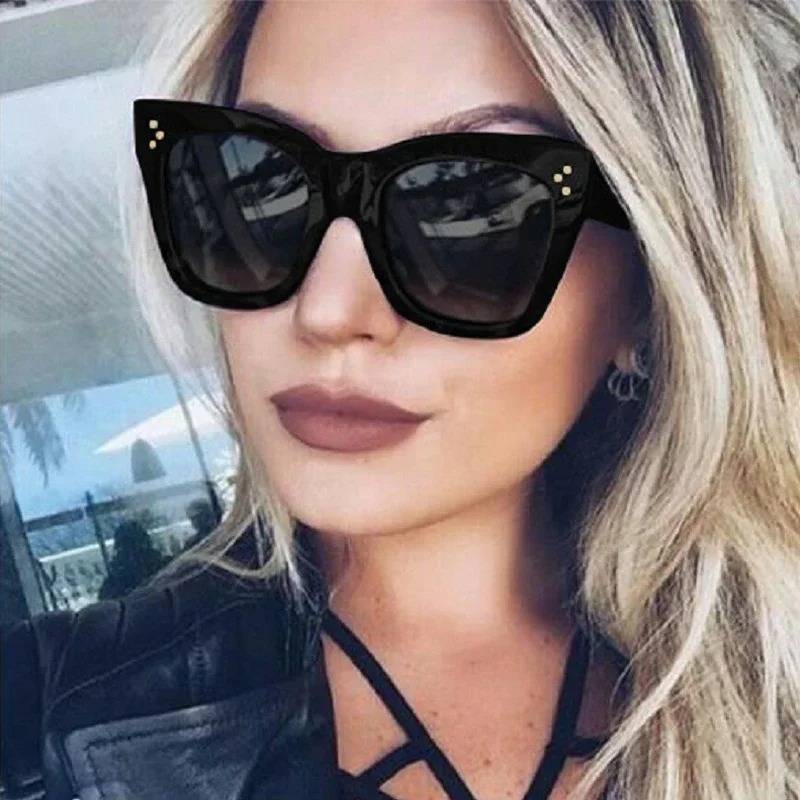Vintage Fashion Enthusiasts - Gafas de Sol Retro Cuadradas para