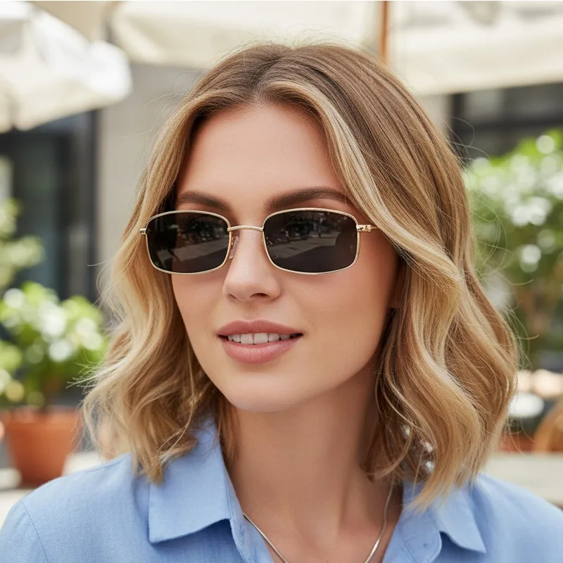 Nuevas gafas de sol cuadradas  - Vintage Fashion Enthusiasts reseña y precio