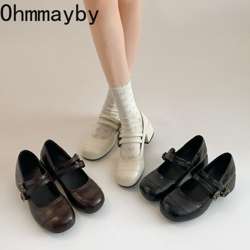 Zapatos Vintage de tacón grues - Vintage Outdoor Fashion reseña y precio
