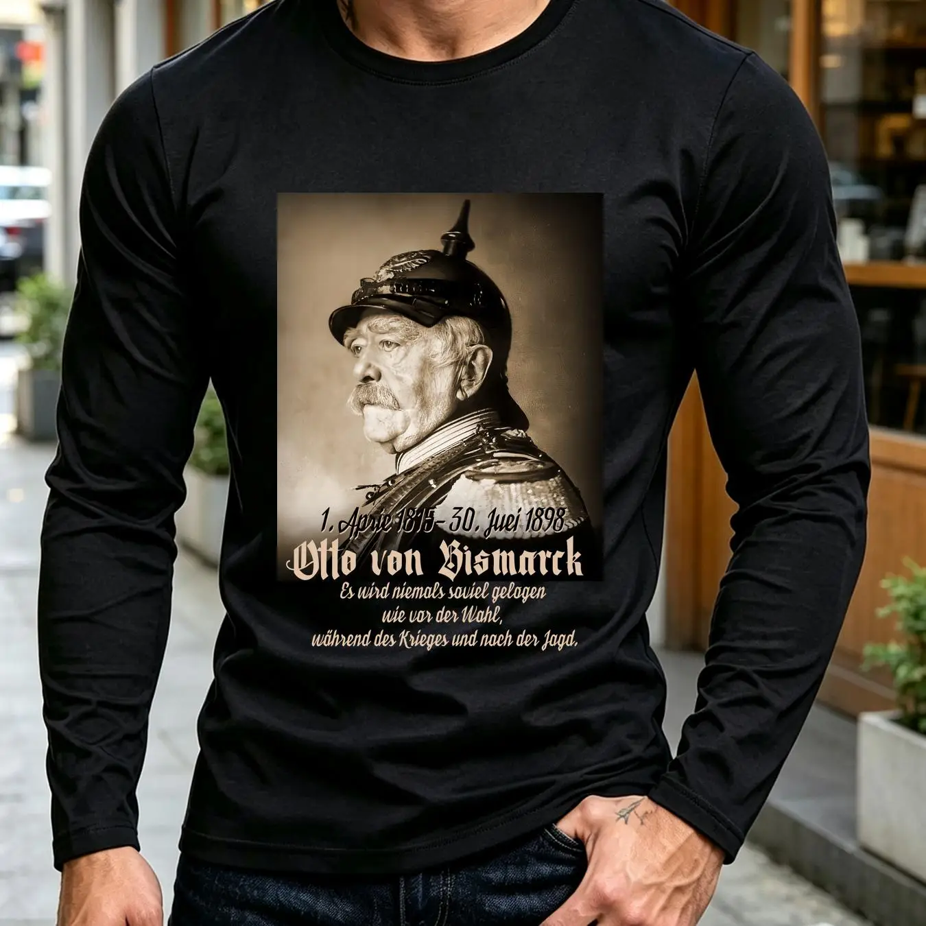 Camiseta lavada Otto von Bisma - Vintage Fashion Quotes reseña y precio