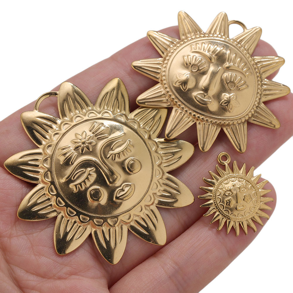 5 piezas de dijes de sol redon - Vintage Fashion Online reseña y precio