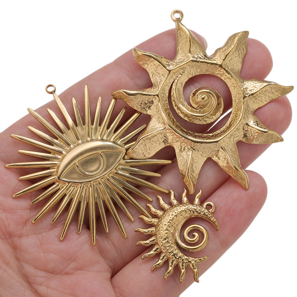 5 piezas de dijes de sol redon - Vintage Fashion Online reseña y precio
