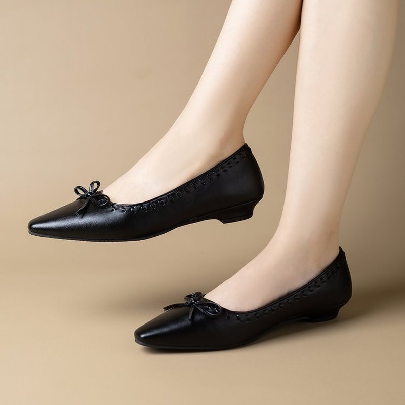 Zapatos de vestir de cuero sin - Vintage Fashion Dresses reseña y precio