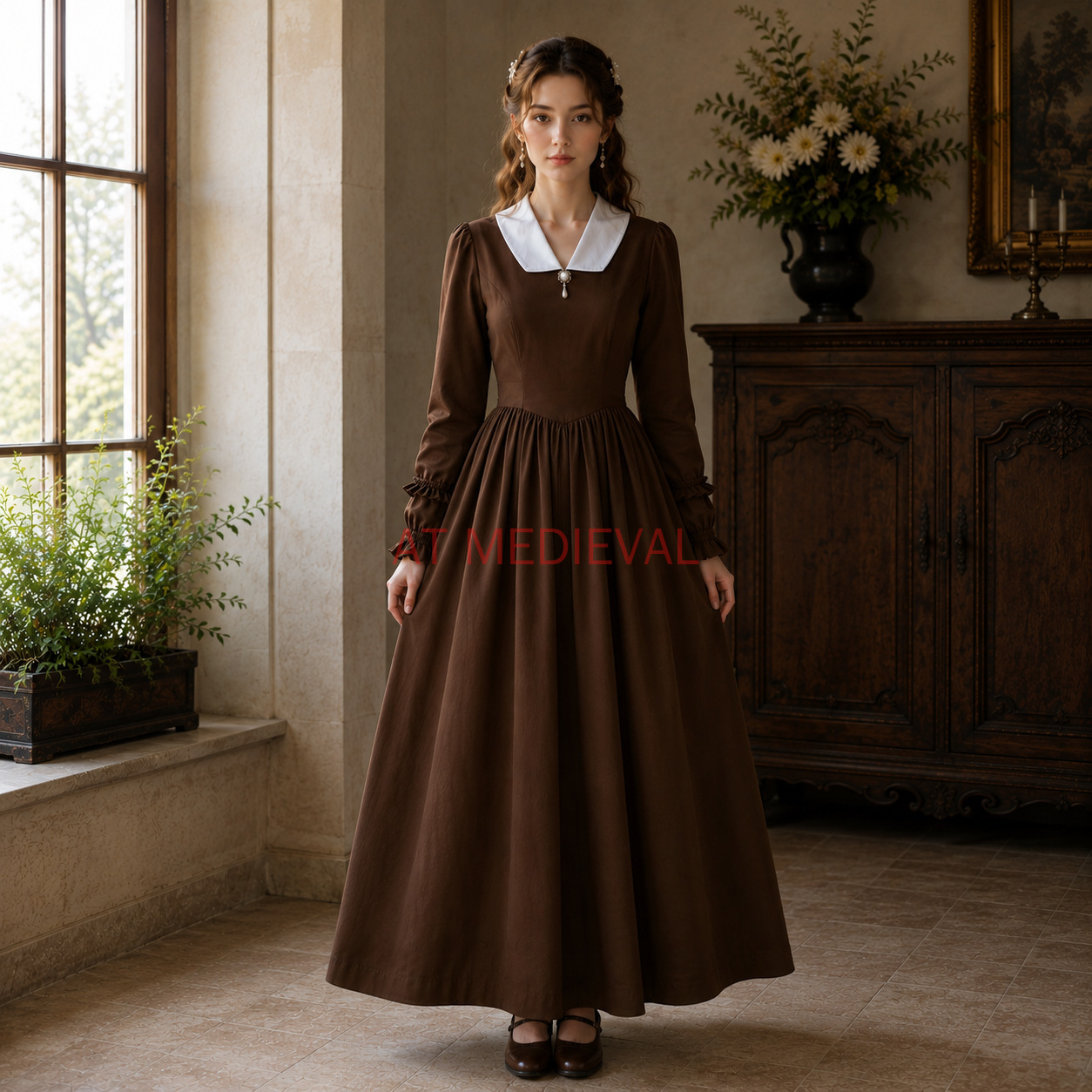 Vestido victoriano vintage, ro - Vintage Fashion Stores reseña y precio