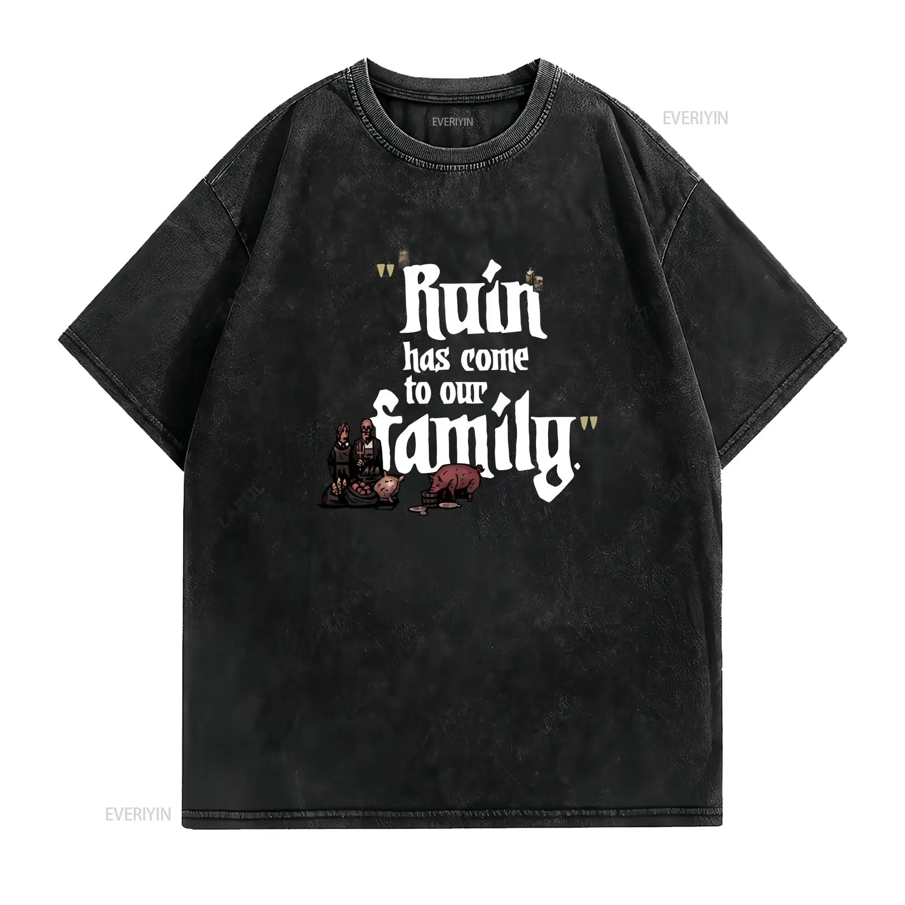 Camiseta con una cita de Darke - Vintage Fashion Quotes reseña y precio